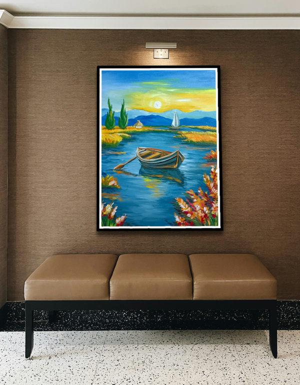 New Oil - Acrylic Painting On Canvas for home decor